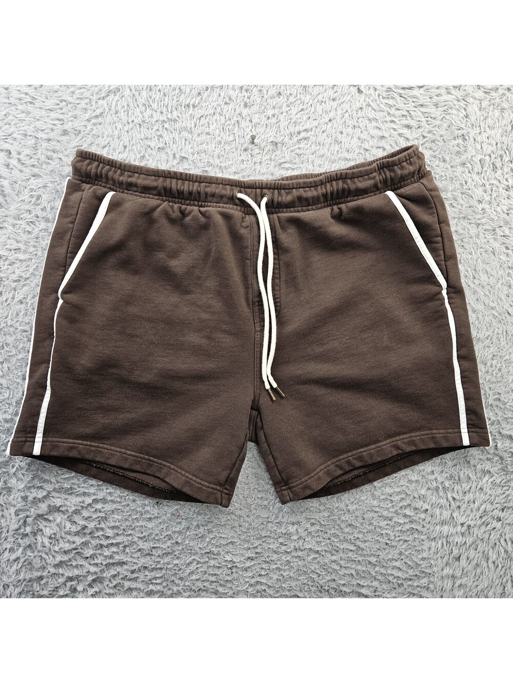 Dandy Del Mar Shorts 3XL French Terry lounge Beach Brown Knit (Fits 38-42x5)